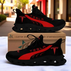 Tesla Max Soul Shoes, Gift For Tesla Fan CAR7802242572 - Black