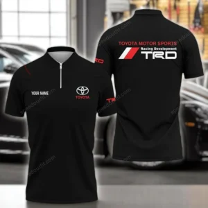 Toyota Zipper Polo Shirt With Logo Toyota Fan CAR93031025267