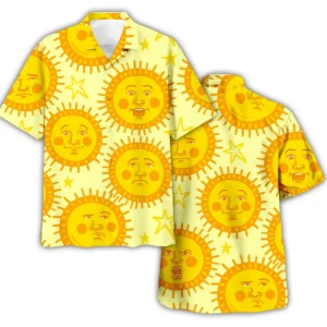 Funny Sun Hawaiian Shirt – Tropical Style & Casual Comfort