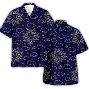 Moon Pattern Hawaiian Shirt