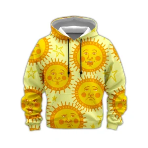 Funny Sun Hoodie – Casual Comfort & Urban Style