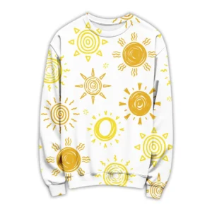 Vibrant Sun Sweatshirt – Warm Tropical Streetwear