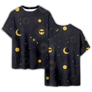 Night Sky T-Shirt - Graphic Tee for Daily Wear