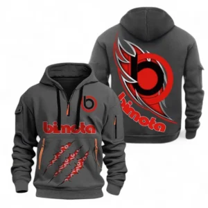 Automobile Fans Gift Hoodie Half Zipper, Hoodie Exclusive Logo CAR500090525113-Gray