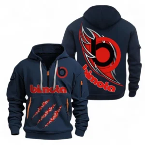 Automobile Fans Gift Hoodie Half Zipper, Hoodie Exclusive Logo CAR500090525113-Navy Blue