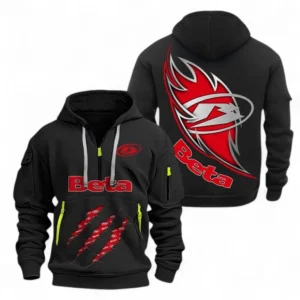 Automobile Fans Gift Hoodie Half Zipper, Hoodie Exclusive Logo CAR500090525121-Black