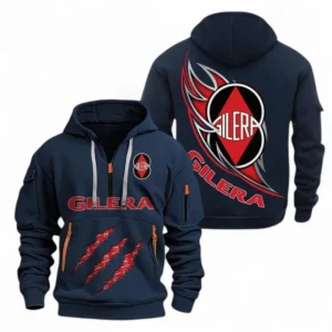 Automobile Fans Gift Hoodie Half Zipper, Hoodie Exclusive Logo CAR500090525126-Navy Blue