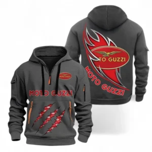 Automobile Fans Gift Hoodie Half Zipper, Hoodie Exclusive Logo CAR500090525137-Gray