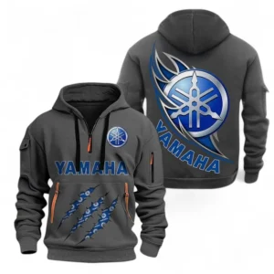 Automobile Fans Gift Hoodie Half Zipper, Hoodie Exclusive Logo CAR500090525138-Gray