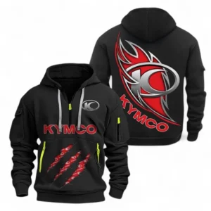 Automobile Fans Gift Hoodie Half Zipper, Hoodie Exclusive Logo CAR500090525143-Black