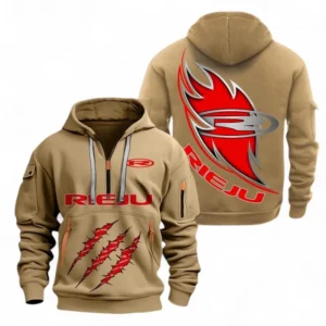 Automobile Fans Gift Hoodie Half Zipper, Hoodie Exclusive Logo CAR500090525149-Khaki