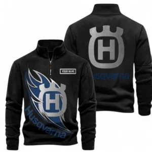 Automobile Fans Gift Half Zip Stand Up Collar Hoodie, Sweatshirt Exclusive Logo CAR501090625222-Black