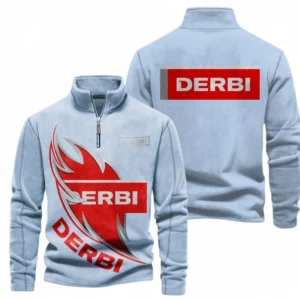 Automobile Fans Gift Half Zip Stand Up Collar Hoodie, Sweatshirt Exclusive Logo CAR501090625228-Light Blue