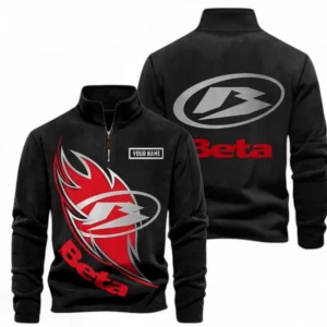 Automobile Fans Gift Half Zip Stand Up Collar Hoodie, Sweatshirt Exclusive Logo CAR501090625232-Black