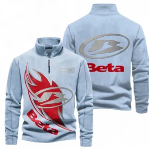 Automobile Fans Gift Half Zip Stand Up Collar Hoodie, Sweatshirt Exclusive Logo CAR501090625232-Light Blue