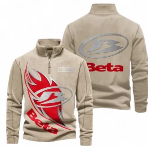 Automobile Fans Gift Half Zip Stand Up Collar Hoodie, Sweatshirt Exclusive Logo CAR501090625232-Light Khaki
