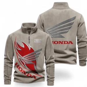 Automobile Fans Gift Half Zip Stand Up Collar Hoodie, Sweatshirt Exclusive Logo CAR501090625235-Olive Green