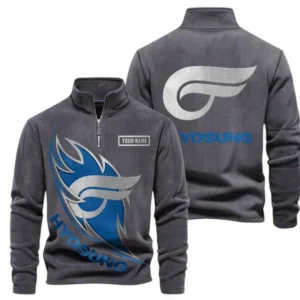 Automobile Fans Gift Half Zip Stand Up Collar Hoodie, Sweatshirt Exclusive Logo CAR501090625241-Dark Gray