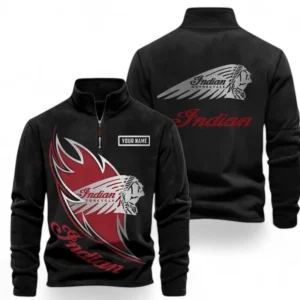 Automobile Fans Gift Half Zip Stand Up Collar Hoodie, Sweatshirt Exclusive Logo CAR501090625242-Black