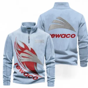Automobile Fans Gift Half Zip Stand Up Collar Hoodie, Sweatshirt Exclusive Logo CAR501090625248-Light Blue