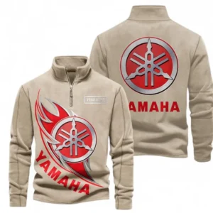 Automobile Fans Gift Half Zip Stand Up Collar Hoodie, Sweatshirt Exclusive Logo CAR501090625252-Light Khaki