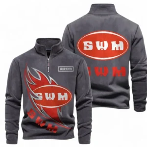 Automobile Fans Gift Half Zip Stand Up Collar Hoodie, Sweatshirt Exclusive Logo CAR501090625254-Dark Gray