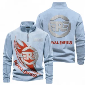 Automobile Fans Gift Half Zip Stand Up Collar Hoodie, Sweatshirt Exclusive Logo CAR501090625259-Light Blue