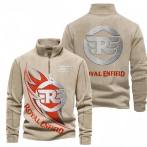Automobile Fans Gift Half Zip Stand Up Collar Hoodie, Sweatshirt Exclusive Logo CAR501090625259-Light Khaki