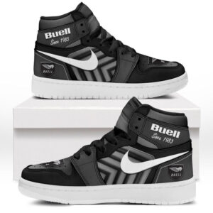 Automobile Fans Gift Air Jordan 1 High, All Over Print Sneakers CAR503090625524-Grey