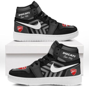 Automobile Fans Gift Air Jordan 1 High, All Over Print Sneakers CAR503090625528-Grey