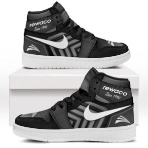 Automobile Fans Gift Air Jordan 1 High, All Over Print Sneakers CAR503090625548-Grey