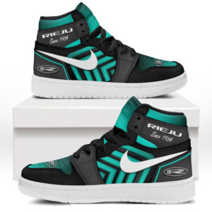 Automobile Fans Gift Air Jordan 1 High, All Over Print Sneakers CAR503090625549-Cyan