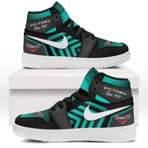 Automobile Fans Gift Air Jordan 1 High, All Over Print Sneakers CAR503090625553-Cyan