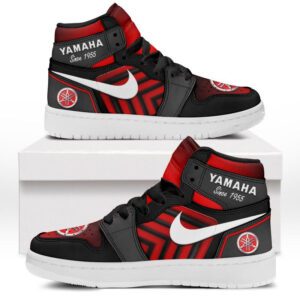 Automobile Fans Gift Air Jordan 1 High, All Over Print Sneakers CAR503090625554-Red