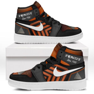 Automobile Fans Gift Air Jordan 1 High, All Over Print Sneakers CAR503090625570-Orange