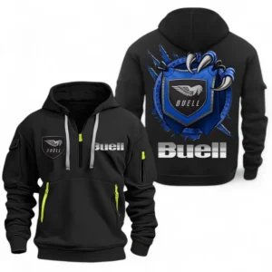 Automobile Fans Gift Hoodie Half Zipper, Hoodie Exclusive Logo CAR504090825795-Black