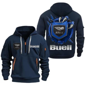 Automobile Fans Gift Hoodie Half Zipper, Hoodie Exclusive Logo CAR504090825795-Navy