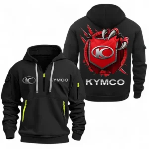 Automobile Fans Gift Hoodie Half Zipper, Hoodie Exclusive Logo CAR504090825810-Black