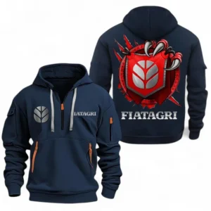Automobile Fans Gift Hoodie Half Zipper, Hoodie Exclusive Logo CAR504090825912-Navy
