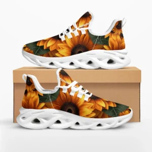 Sunflower Max Soul Shoes - Shoes For Sunflower Lovers CLE56090325782 - White