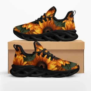 Sunflower Max Soul Shoes - Shoes For Sunflower Lovers CLE56090325782 - Black