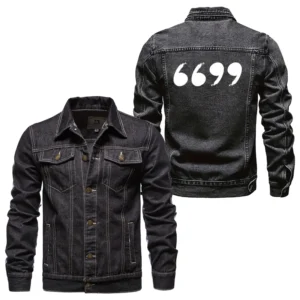 Denim Jacket Quote Sign CLE01090425222 - Black