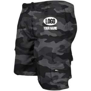 Custom Workwear Casual Shorts CLE05090425051 - Camo Gray