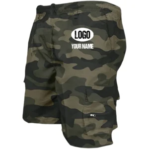 Custom Workwear Casual Shorts CLE05090425052 - Camo Green
