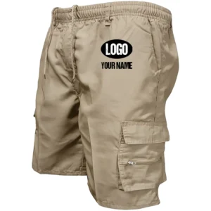 Custom Workwear Casual Shorts CLE05090425054 - Khaki