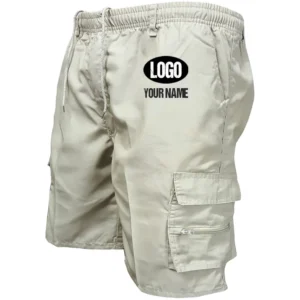 Custom Workwear Casual Shorts CLE05090425056 - White